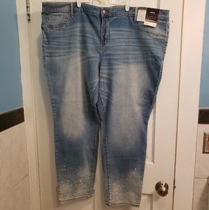 Ava & Viv distressed jeggings
